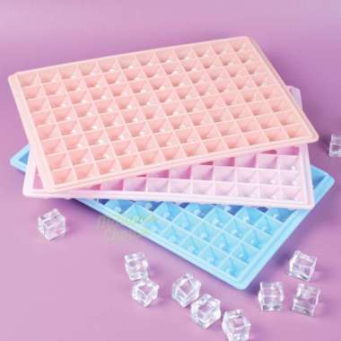 Cetakan Es Batu / coklat / jelly / jus buah / es kopi / Ice Cube Tray Diamond Biru