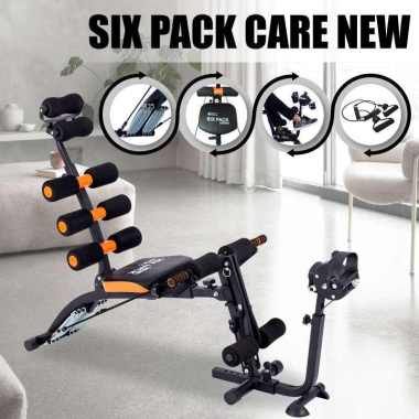 B&G Sport Six Pack Care 2 in 1 / Sit Up Multifungsi / Six Pack With Bike Station Model 2018 - Black