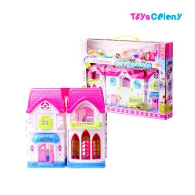 TOYSCOLONY MAINAN RUMAH-RUMAHAN BONEKA PLAY CUTE HOUSE 13232