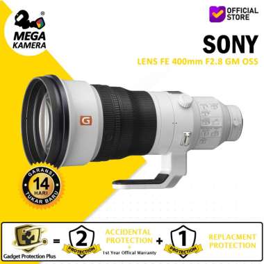 Megakamera - SONY FE 400mm f/2.8 GM OSS Lensa Kamera White