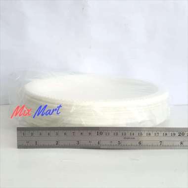Piring Plastik BSM Besar 18 cm / Piring sekali pakai isi 50