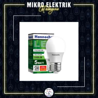 Hannochs Premier Bohlam Lampu LED [5 W] White