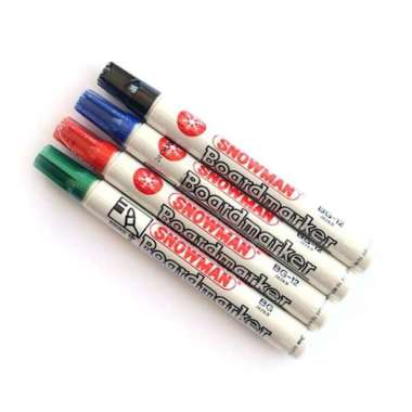 Snowman BG-12 Whiteboard Spidol Hitam