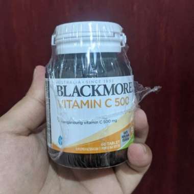 Blackmores Vitamin C Suplemen Kesehatan [500 mg/ 60 Tablet] EXP 2023
