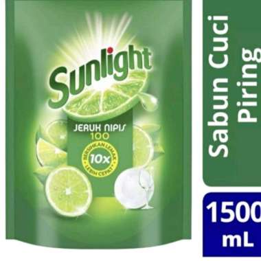 Promo Harga Sunlight Pencuci Piring Jeruk Nipis 100 1600 ml - Blibli