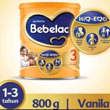 Susu Bebelac 3 [ 800gr ] rasa Vanilla umur 1-3 tahun / Bebelac 3