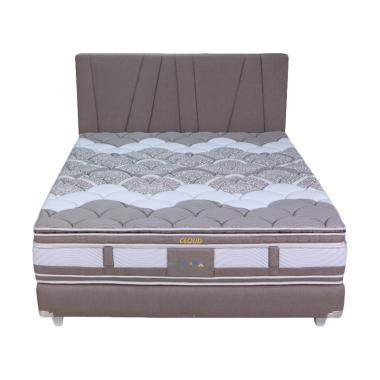 SLEEP CENTER Comforta X7 Surface Cloud  Springbed - Brown [Full Set]