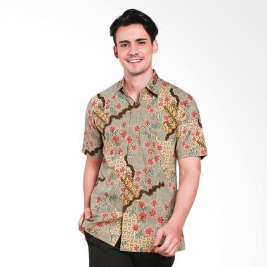 Batik Heritage Premium Bunga Parang ... emeja Batik Pria - Kuning