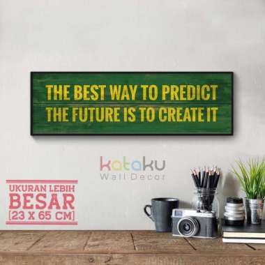 Hiasan Dinding Rustic Inspirational Quotes Motivasi Wall Decor Vintage Frame Block