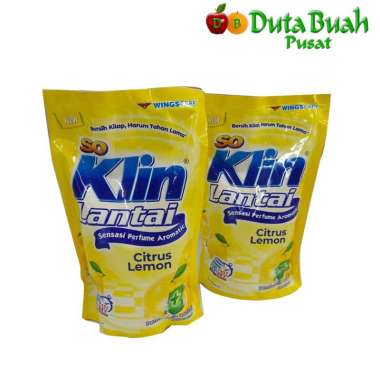 Promo Harga So Klin Pembersih Lantai Kuning Citrus Lemon 780 ml - Blibli