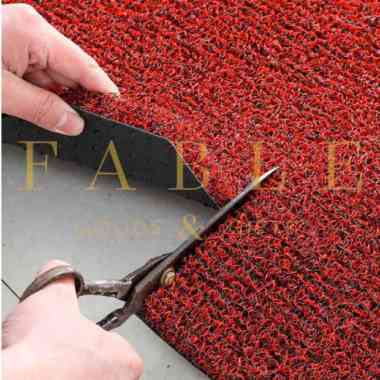Keset Karpet Karet PVC Mie - Bihun - Meteran - Merah Keset Karpet Karet PVC Mie / Bihun - Meteran - Merah Multicolor