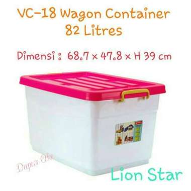Lion Star Wagon Container 82 Lt VC-18 - Box - Tempat Penyimpanan