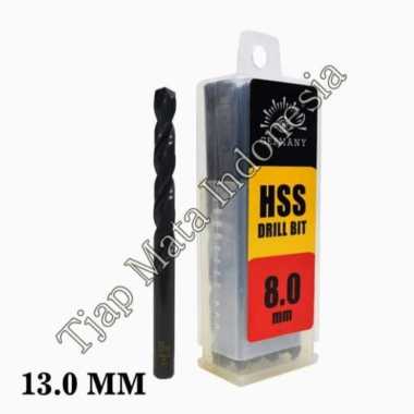 Mata bor besi HSS Tjap Mata Drill bits Cap Mata hss 13mm