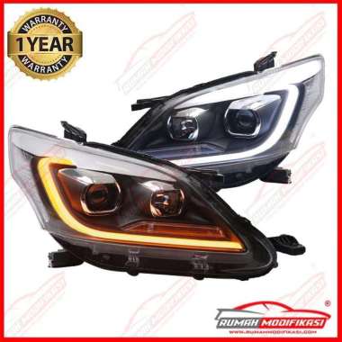 Head Lamp - Toyota Grand Innova 2012-2015 - Light Bar - Running Sein BLACK