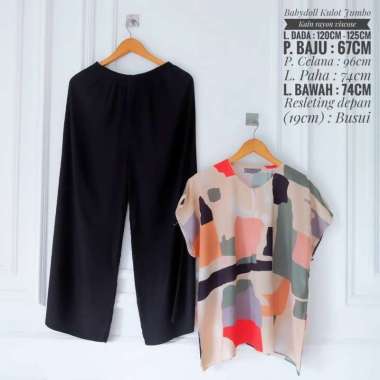 ONE SET BABYDOLL KULOT JUMBO KATUN RAYON VISCOSE / PIYAMA RAYON / PAJAMAS / SETELAN KULOT (PART 1)