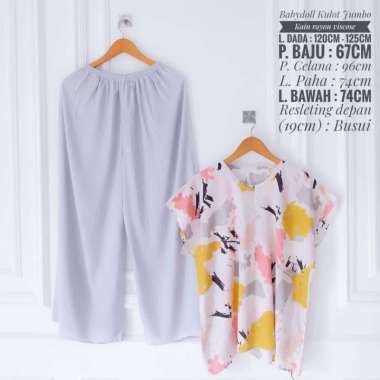 ONE SET BABYDOLL KULOT JUMBO KATUN RAYON VISCOSE / PIYAMA RAYON / PAJAMAS / SETELAN KULOT (PART 1)