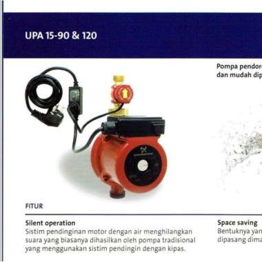 Pompa Air Pendorong GRUNDFOS UPA 120 Booster Pump hitam