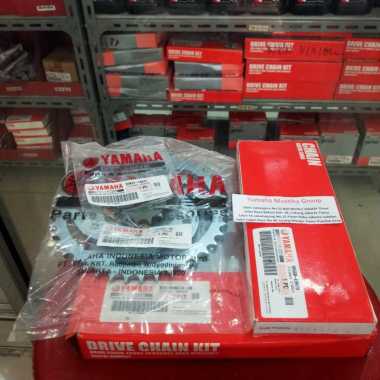 Gear set Vixion Lama / Rantai set Vixion Lama original yamaha