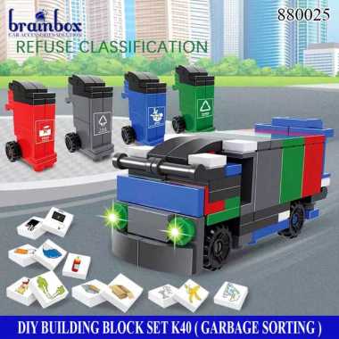 DIY Mainan Edukasi Anak Lego Block Brick Minicraft Garbage Surprise Eggs