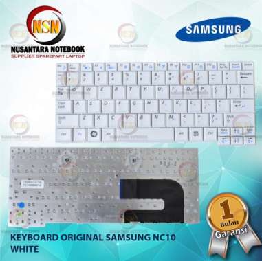 Keyboard Original Samsung ND10 NC10 N110 NC310 N108 White