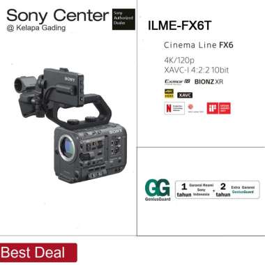 Sony Center Jakarta - SONY ILME-FX6T / Kamera Cinema Line FX6 (Body Only)