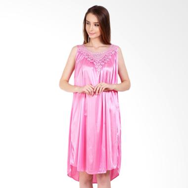 You've 168 Sleepwear Stacy Dress Baju Tidur Wanita - Pink