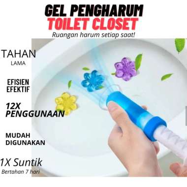 Pewangi Pengharum Gel Toilet Kloset Kamar Mandi WC Anti Bakteri Tahan Lama Gel Penghilan Bau WC