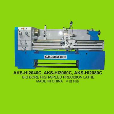 Mesin Bubut Besi 2000 mm Big Bore Precision Lathe Machine Importir - HI2080C