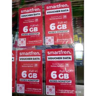 Voucher Kuota Smartfren Super 4G Nonstop 6GB Nasional