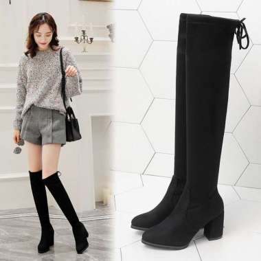 Harga Boots Wanita Heels Panjang 
