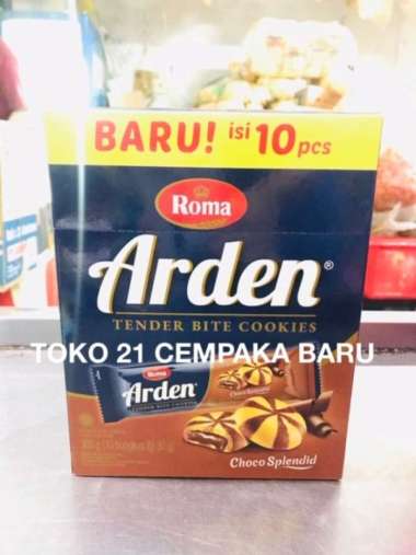 Roma Arden Rasa Choco Splendid 1 BOX isi 10 pcs | Biskuit Arden Coklat
