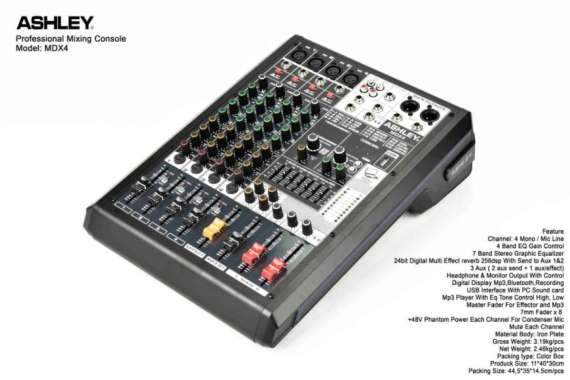 Mixer Ashley MDX 4 MDX4 ORIGINAL