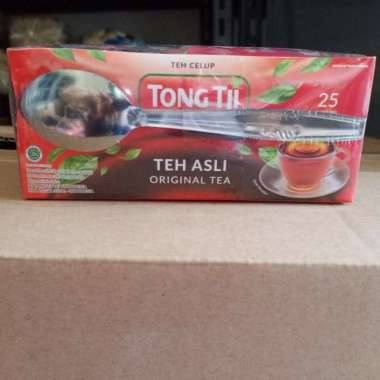 Promo Harga TONG TJI Teh Celup Original Tea Dengan Amplop  per 100 pcs 2 gr - Blibli