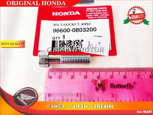 BAUT BOLT SOCKET 8X32 BAUT L ORI AHM 96600-080-3200