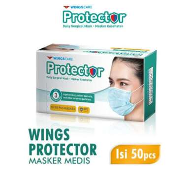 Masker Wingscare Protector 3 Ply 50 pcs