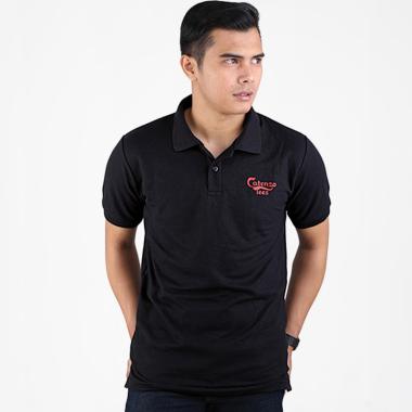 Catenzo Kaos Polo Pria - Hitam [PL 918]
