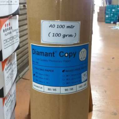 Kertas Plotter A0 100m 100gram Diamant