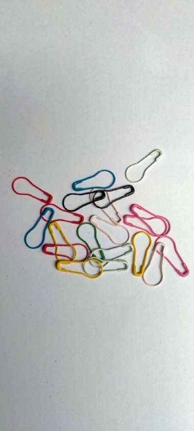 Peniti BOHLAM anti nyangkut Peniti plastik variasi Peniti hijab plastik warna warni 20 pcs