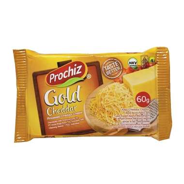 Promo Harga Prochiz Gold Cheddar 60 gr - Blibli