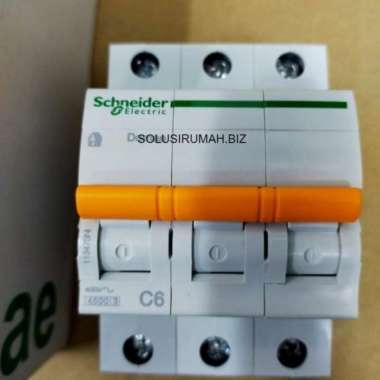 MCB Schneider phase 10A 3 PHASE 3 PHASE 3P 10 A AMPERE 10 AMPERE C10