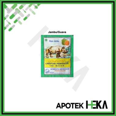 Larutan Penyegar Cap Badak 1 Sachet 7gr Jambu