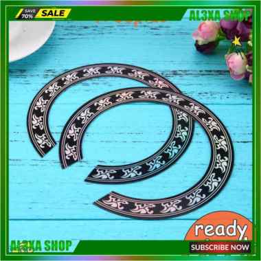 Freeplus Stiker Decal Rosette Inlay Lubang Suara Gitar Akustik