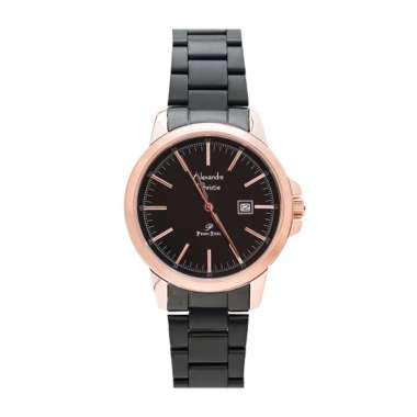 ALEXANDRE CHRISTIE AC 1008 ROSEGOLD BLACK LADY LDBBRBA