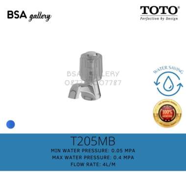 KRAN WASTAFEL TOTO T205MB / KERAN AIR TOTO ORIGINAL / KRAN KAMAR MANDI TOTO
