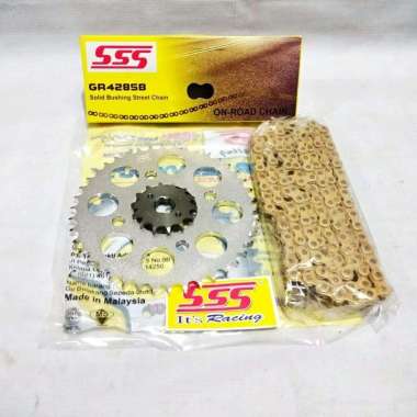 Gear Set SSS Verza Rantai SSS Gold Gold Chrome