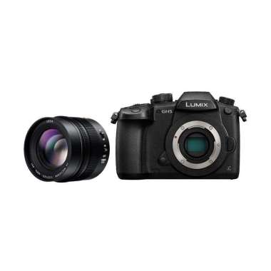 harga Panasonic Lumix DC-GH5 Kamera Mirrorless [Body Only] with LEICA DG Nocticron 42.5mm F1.2 ASPH Blibli.com
