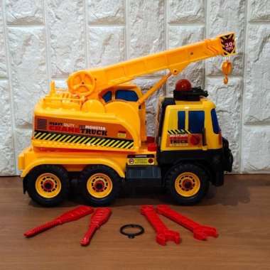 Mainan Truk Crane Konstruksi Mobil Mobilan Anak