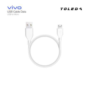 Kabel Data Charger Vivo Micro USB 1m Fast Charging Original 100%