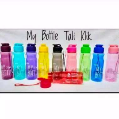 Botol Minum My Bottle Warna Tali Klik 500Ml Hitam