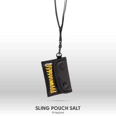 HEYLOOK Official - Sling Pouch Salt Pouch Wallet Waterproof Dompet Coin Anti Air Sling Bag Pouch Bla